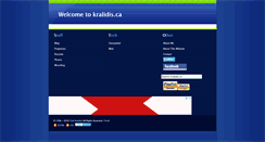 Desktop Screenshot of kralidis.ca
